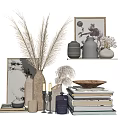 Modern ornaments combination display ornaments combination 3d model