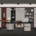 Modern study 3d model