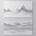 Modern Wall Paneling With Black And White Dot Pattern Decorative Texture For Interior Design