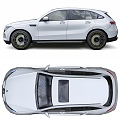 Mercedes-Benz car electric car SUV off-road vehicle Benz EQC 3d model