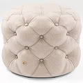 Tufted Leather Stools In Brown Gray And Beige Round Designs For Home Decor