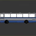 Hyundai Bus Large Bus CMB Medium Van 3d model