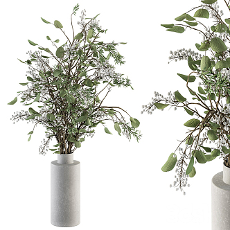 Modern Flower bouquet 3d model