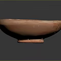 Hand Carved Sculpture Pottery Bowl Featuring Intricate Patterns And Colorful Details