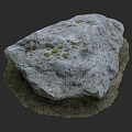 Landscape Stone Stone Food Stone Moss 3D Scanning Reconstruction 3d model