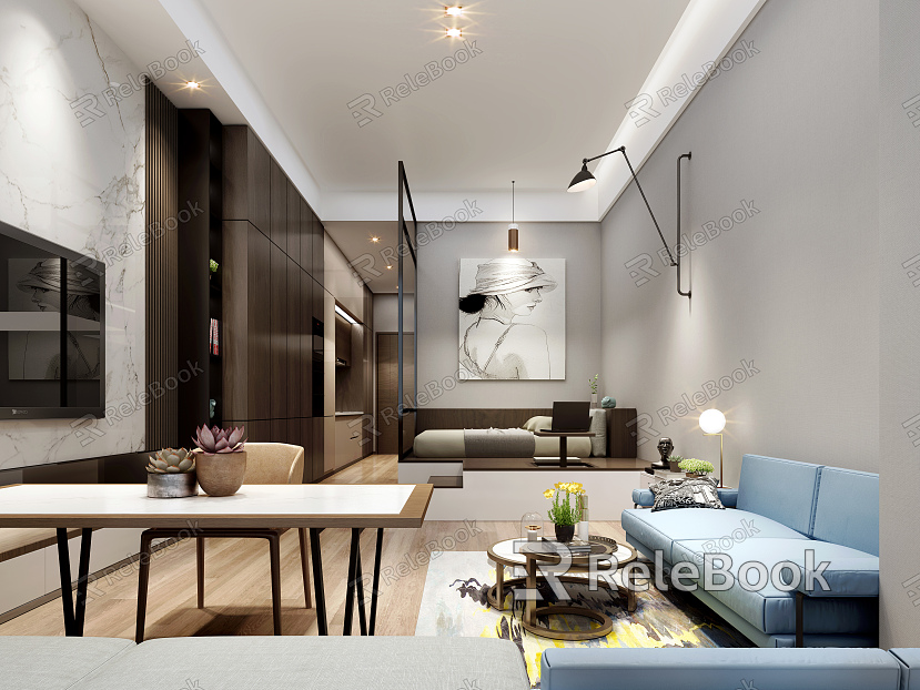 Modern Apartment Home Decoration Apartment model