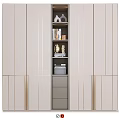 Elegant Modern Chest of Drawers With Gold Metal Handles Sleek Panels And Minimalist Design