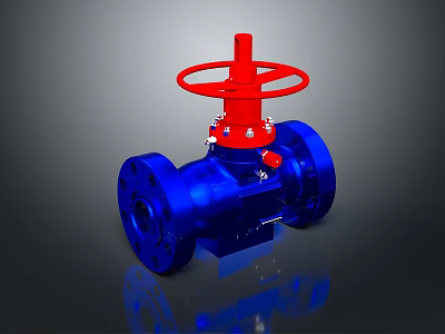 Pipe water pipe valve iron pipe fitting flange tee joint pipe water pipe valve 3d model