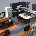 Modern Living Room Sofa And Coffee Table Set With Wooden Top And Fabric Seats