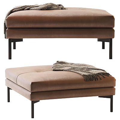 Modern Bonaldo sofa stool 3d model