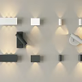 Modern Wall Lamps With Various Shapes And Lighting Effects For Home Interior
