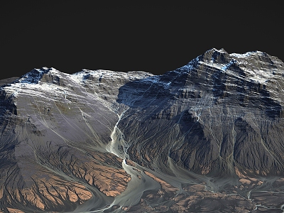 Volcano Iceland Montenegro extinct volcano glacial karst landform mountain canyon plateau canyon model