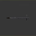 modern rifle semi-automatic rifle combat rifle battle rifle 3d model