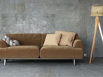 modern double sofa 3d model