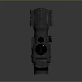 Tactical Weapon Scope With Adjustable Knobs And Green Lens For Precision Shooting