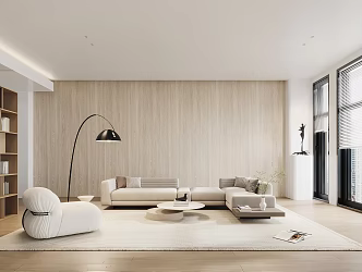 modern living room 3d model