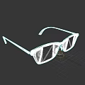 Sleek Black Rectangular Frame Glasses With Clear Lenses And Plastic Temples
