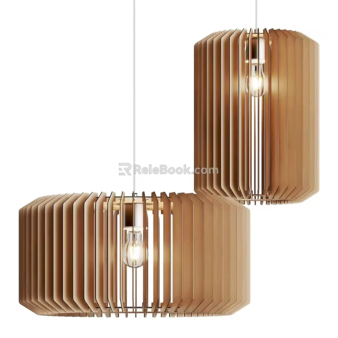 Chandelier Log Chandelier 3d model