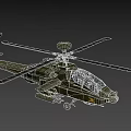 Military Attack Helicopter With Rotor System Armed Missiles And Cockpit Design