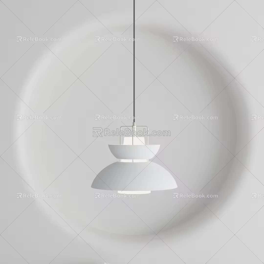 Modern chandelier 3d model