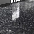 Luxurious Dark Floor Tiles With Marble Veins And Glossy Surfaces