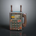 Vintage Uniden Electronic Device with Two Antennas Handset Display and Keypad