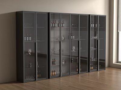 Modern Light Luxury Wine Cabinet Wine Cabinet Wine Glass Wine Cabinet Wine Cabinet Decoration Display Cabinet 3d model