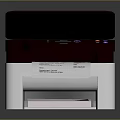 Multifunction Electronic Printer With Scanner Control Panel And Paper Tray For Document Output