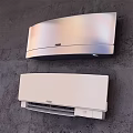 Philips Wall Mounted Air Conditioner Fans With Silver And White Modern Design For Home Cooling