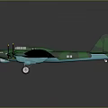 Green Camouflage Space Shuttle Model With Detailed Wing Structure And Design