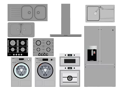 Modern washing machine 3d model Modern washing machine 3d model