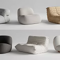 Modern Lazy Sofa 3d model