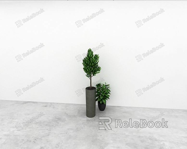 green plant model