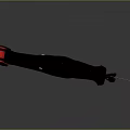 Black Red Electric Reciprocating Saw With Ergonomic Handle And Sharp Blade