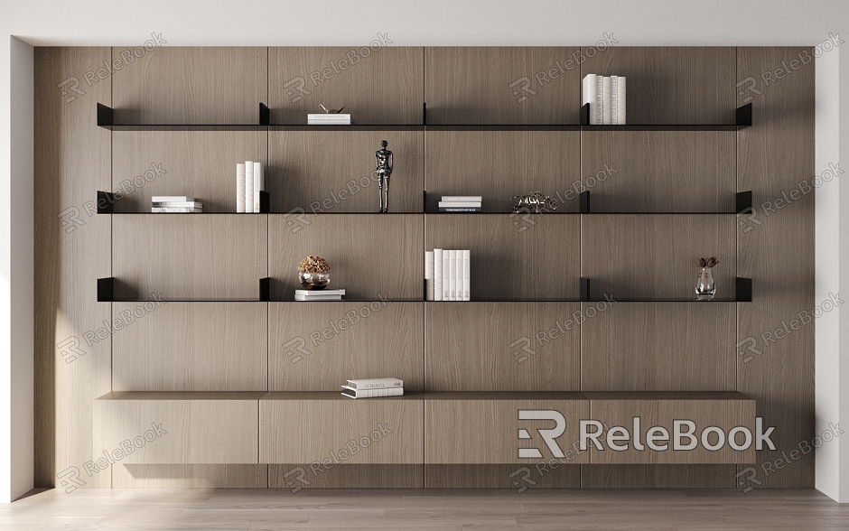 Modern Bookshelf model