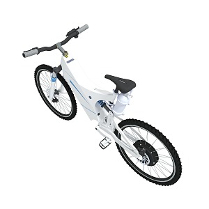 Bicycle New Energy Bicycle Hydrogen Energy Bicycle Non-motor Vehicle Single Bicycle Moped Sharing Bicycle Small Personal Bicycle Physical Exercise 3d model