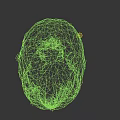 3D Rendered Biological Skull With Detailed Red Brown Texture On Dark Background