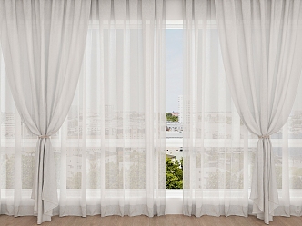 gauze curtain 3d model