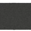 Elegant Modern Bedroom Accent Wall With Dark Gray Stone Textured Design