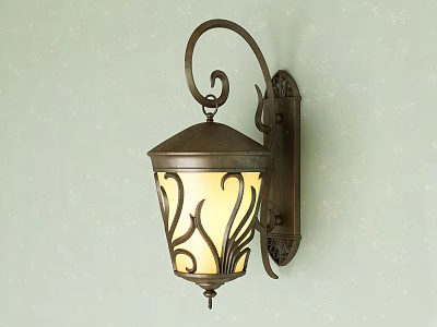 American Wall Lamp 3d model