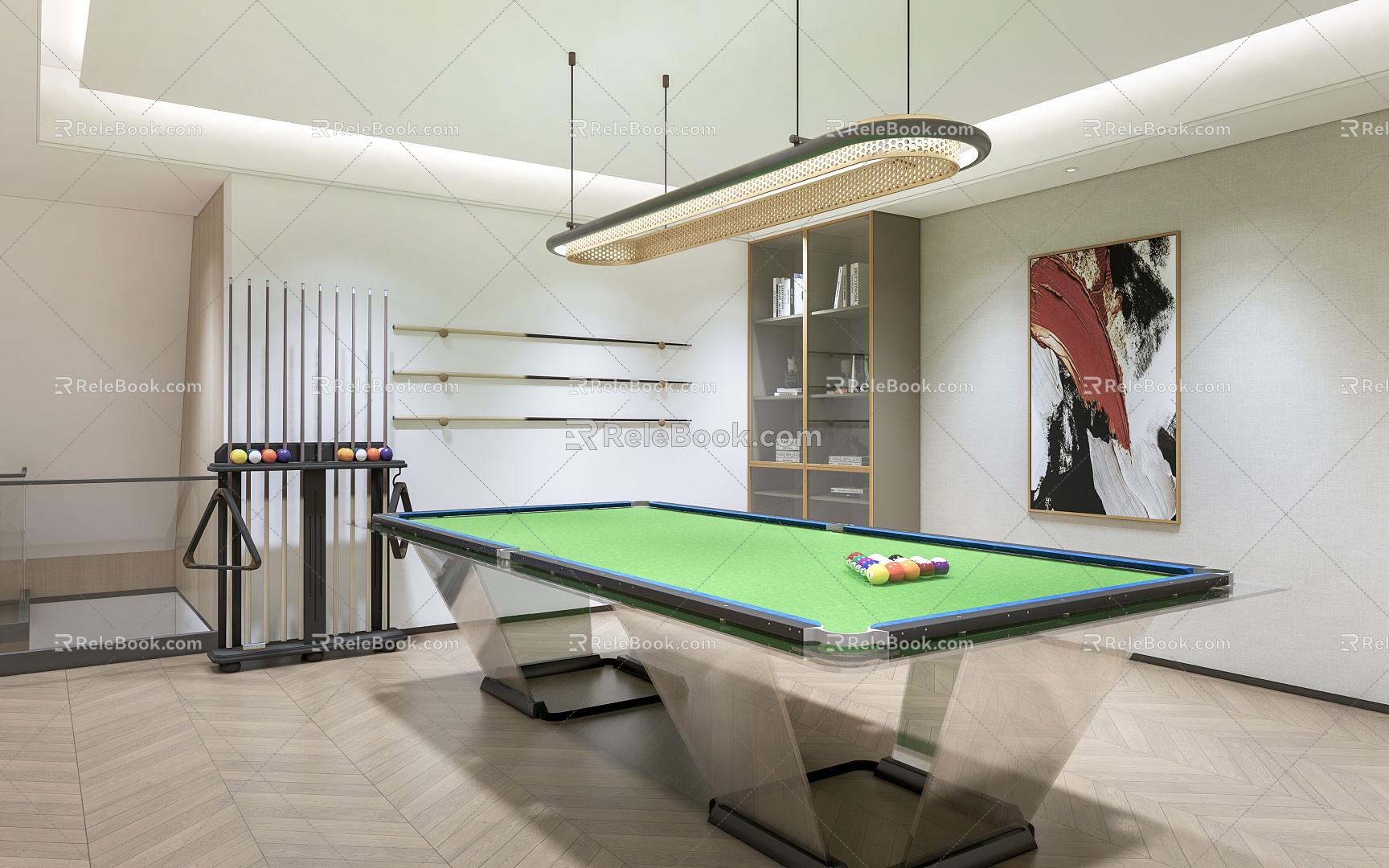 Billiard Room Entertainment Room Billiard Room Billiard 3d model