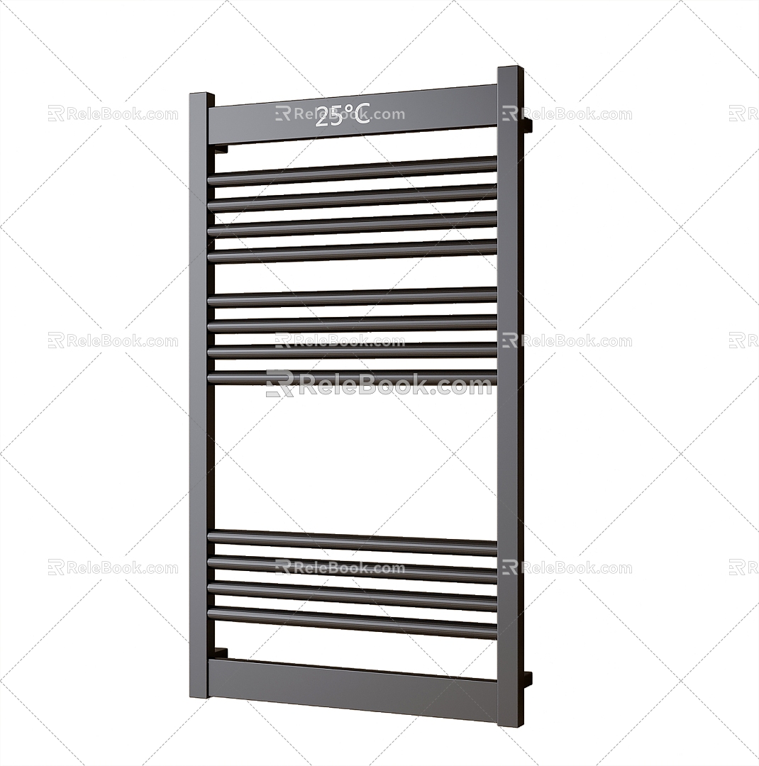 Modern Electric Towel Rack 3d model