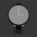 Fashionable Modern Stainless Steel Watch With Round Dial And Minimalist Design
