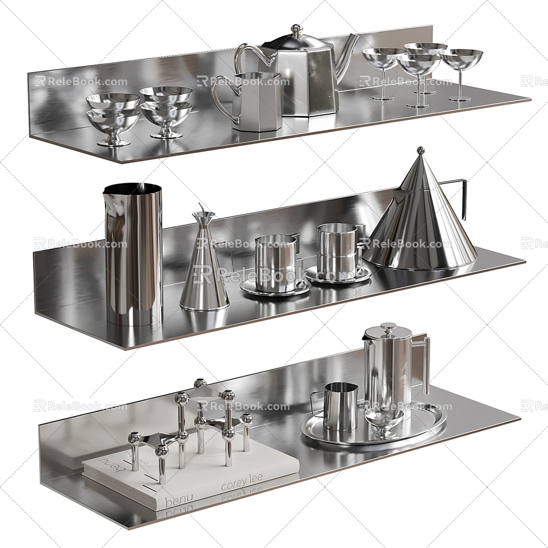 Modern Kitchen Ware Ornaments 3d model