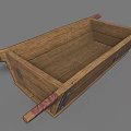 Traditional Wooden Buckets With Metal Hoops As Essential Agricultural Equipment For Farms