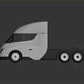 Modern Truck Big Truck Big Transporter Big Transporter 3d model