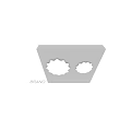 Elegant Silver Round Scalloped Edge Mirror Wall Decor for Home Interior