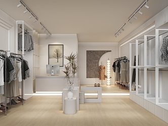 Modern Clothing Store 3d model