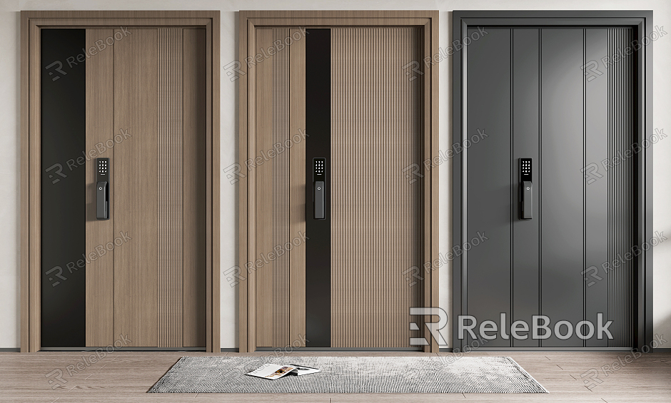 Modern security door entry door model