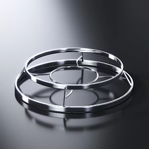 Modern steamer rack steamer rack stainless steel rack kitchenware 3d model